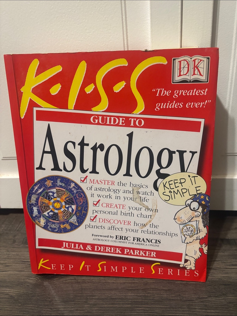 KISS Guide to Astrology Book - Red, White, Yellow